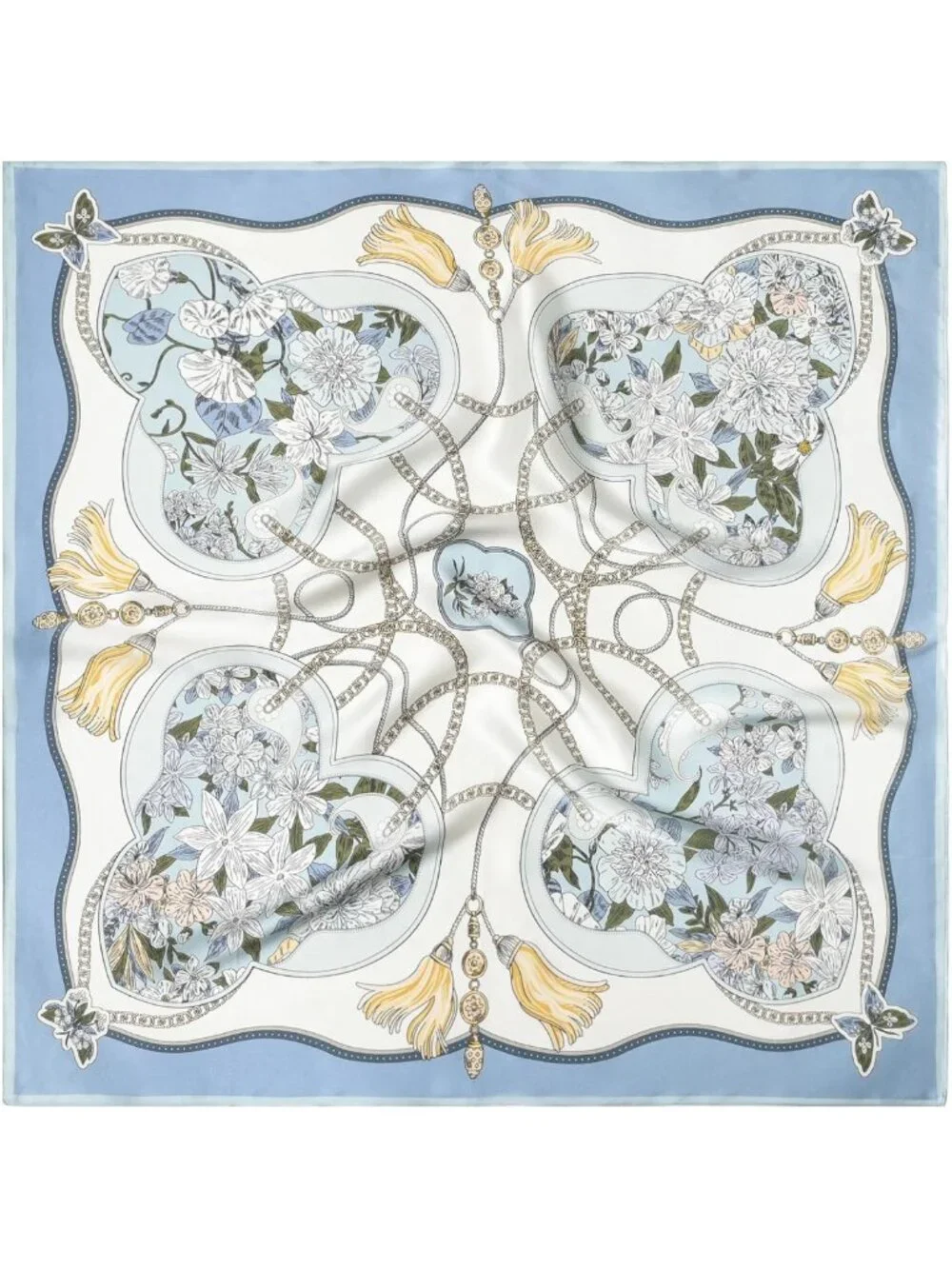 Luxurious 100% Mulberry Silk Scarf - 35